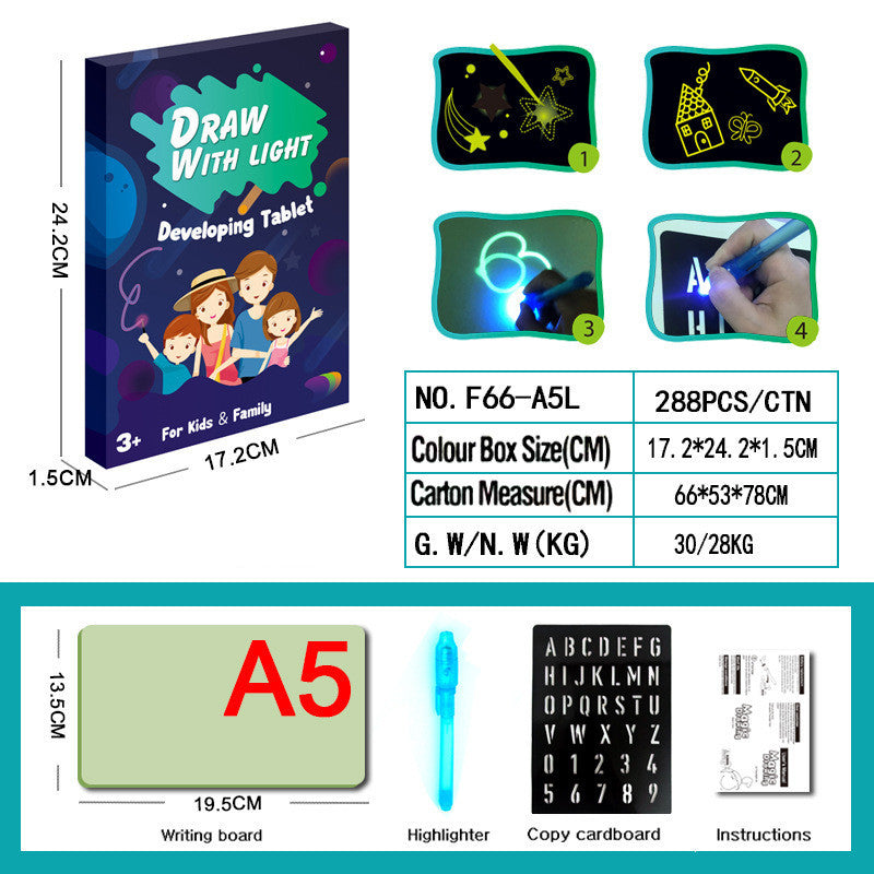 3D Magic Drawing Pad for Kids β Educational Light-Up Sketch Board | Zanlo UK