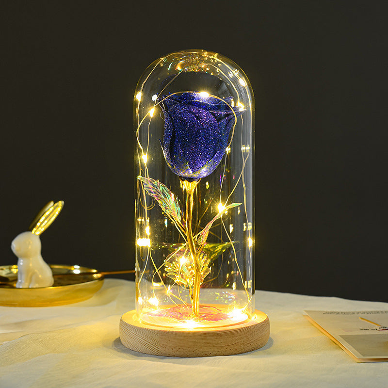 Eternal Rose LED Light in Glass – Romantic Gift for Her | Zanlo UK