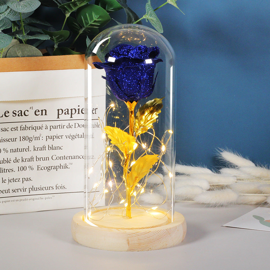 Eternal Rose LED Light in Glass – Romantic Gift for Her | Zanlo UK