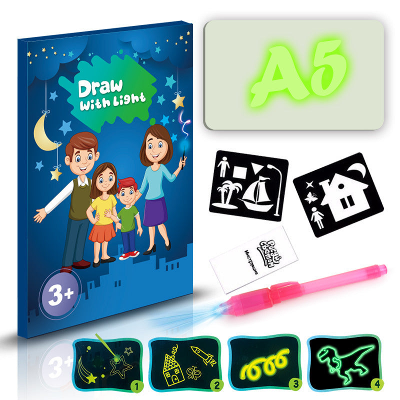 3D Magic Drawing Pad for Kids – Educational Light-Up Sketch Board | Zanlo UK