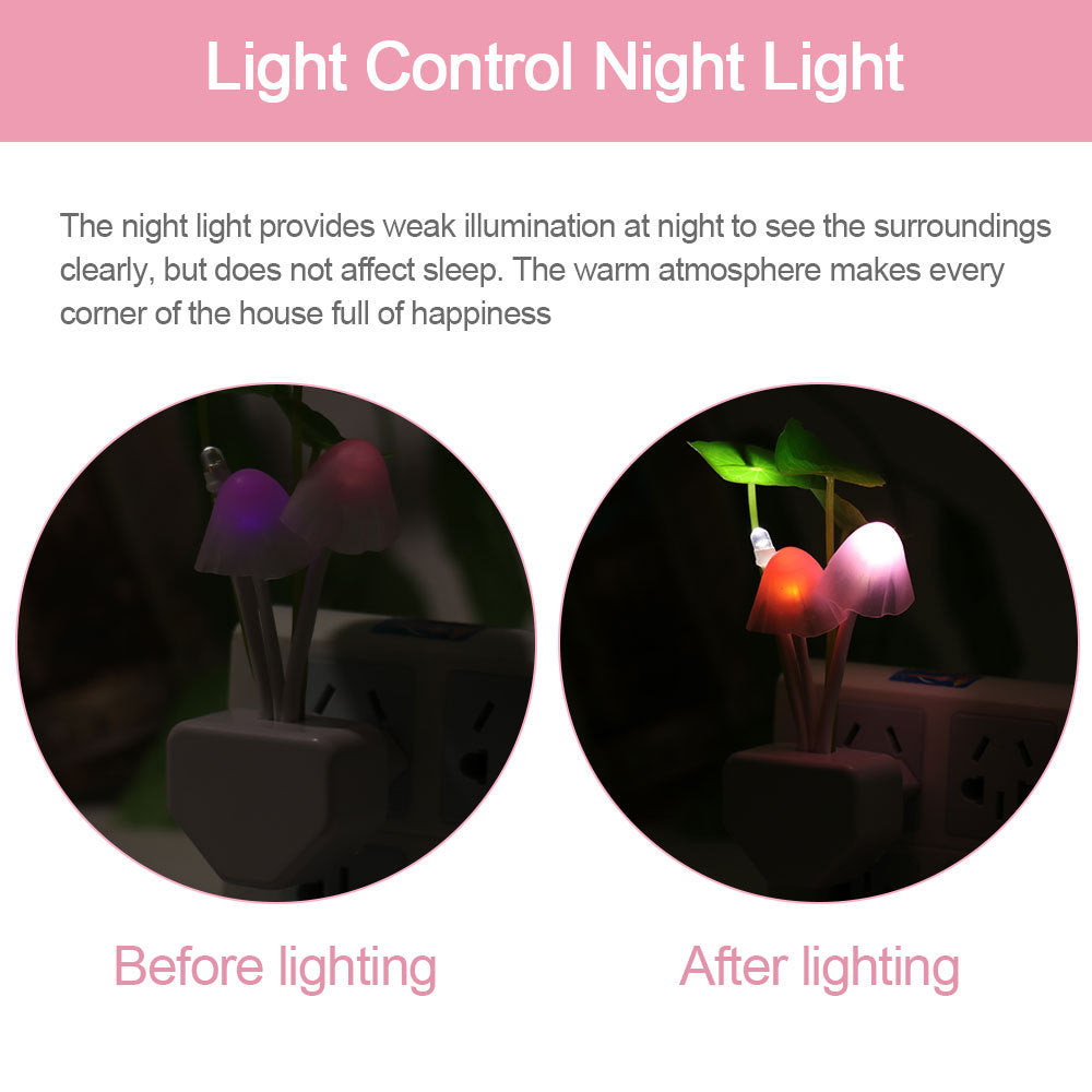 LED Mushroom Night Light – 3 Colour Sensor Novelty Lamp | Zanlo UK