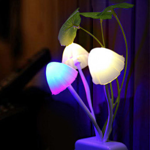 LED Mushroom Night Light – 3 Colour Sensor Novelty Lamp | Zanlo UK