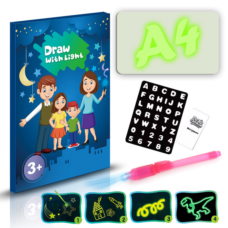 3D Magic Drawing Pad for Kids – Educational Light-Up Sketch Board | Zanlo UK