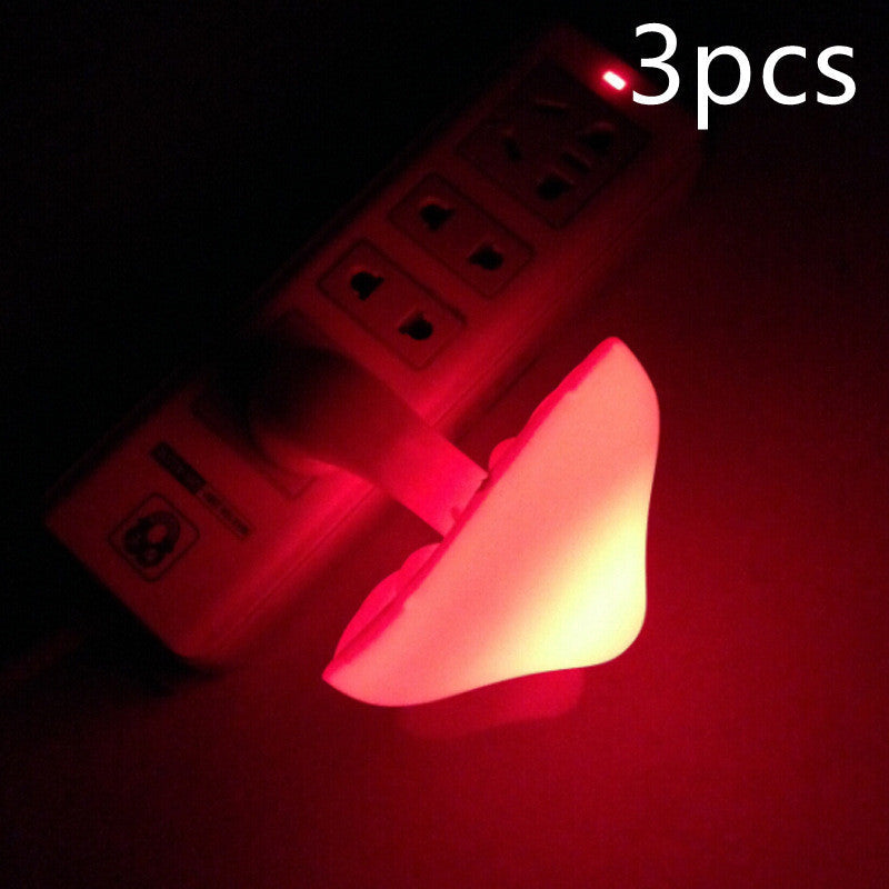LED Mushroom Night Light with Sensor – EU/US Plug Wall Lamp | Zanlo UK