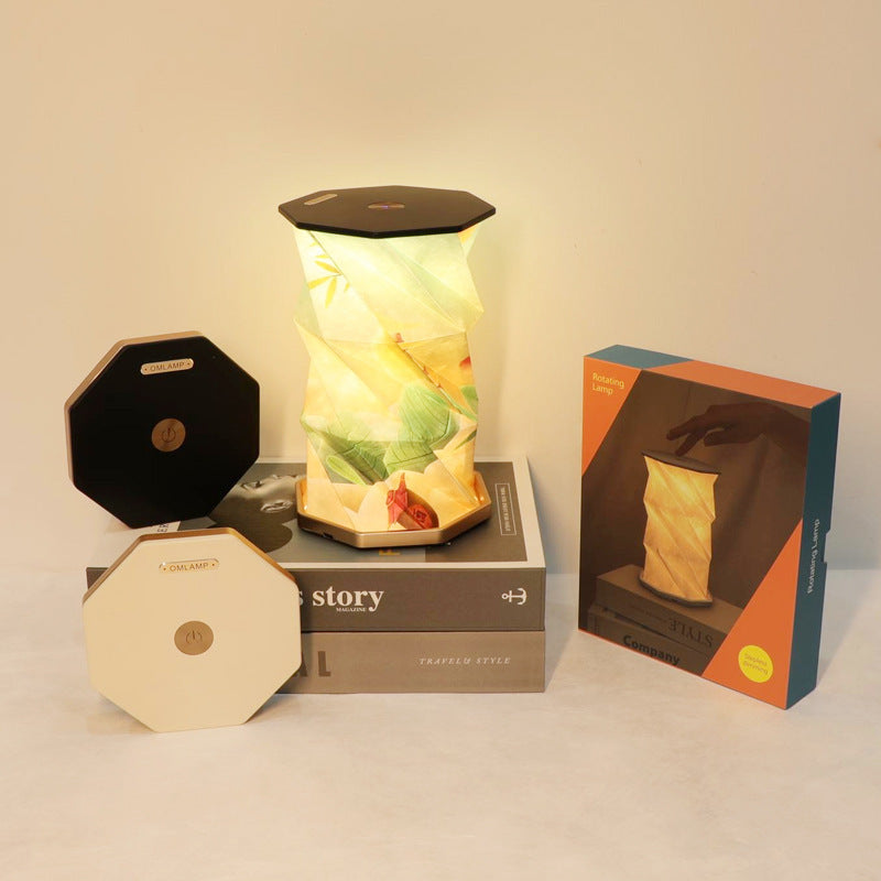 Rotating Folding Book Night Lamp – Atmosphere Light Gift | Zanlo UK