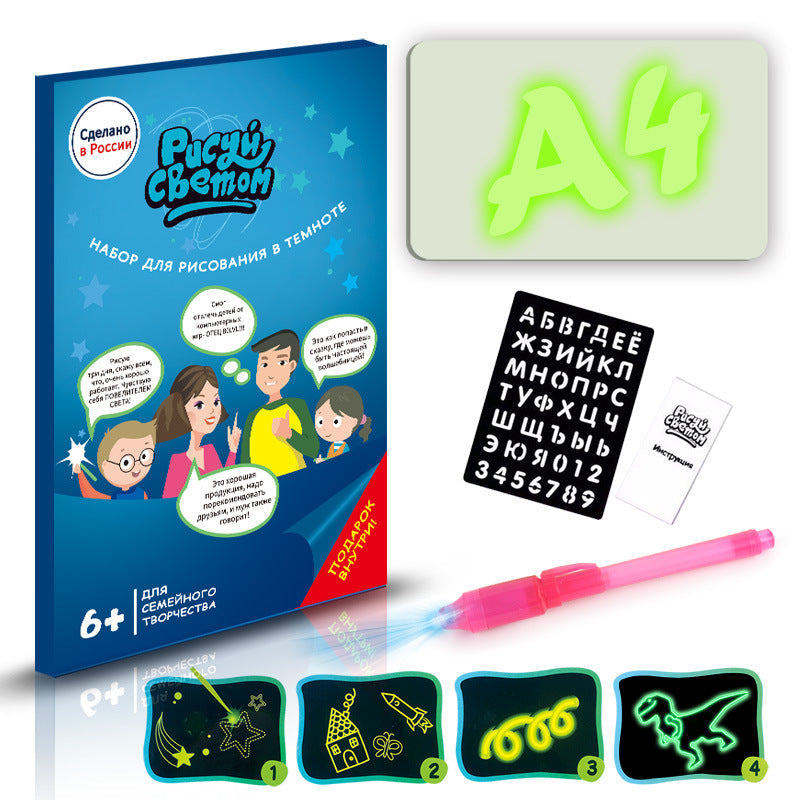 3D Magic Drawing Pad for Kids – Educational Light-Up Sketch Board | Zanlo UK