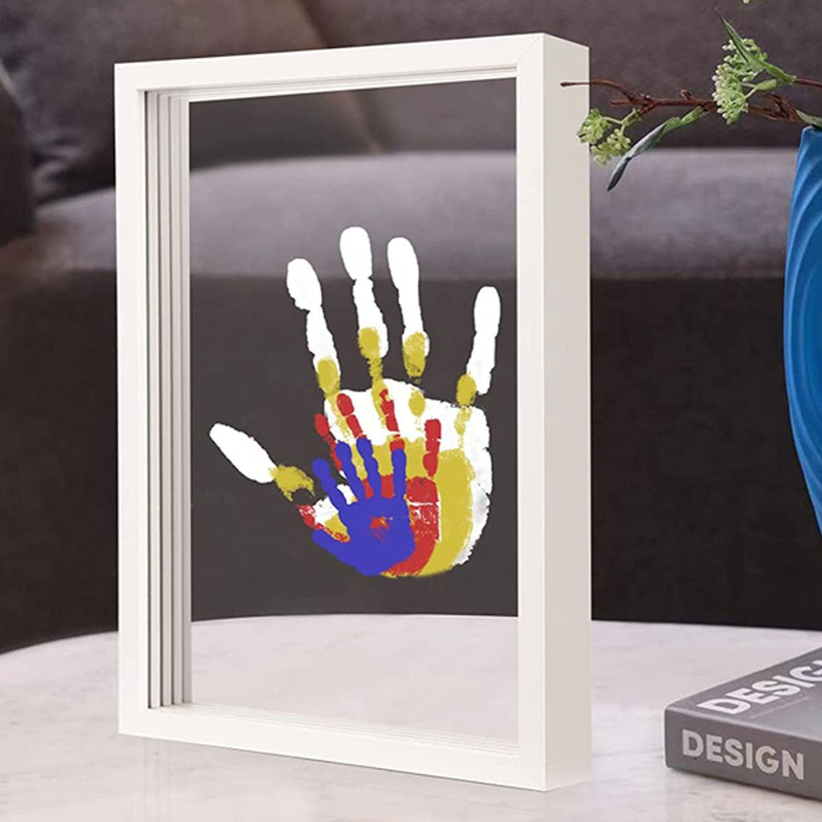 DIY Handprint Photo Frame – Multi-Person Art Print Souvenir | Zanlo UK