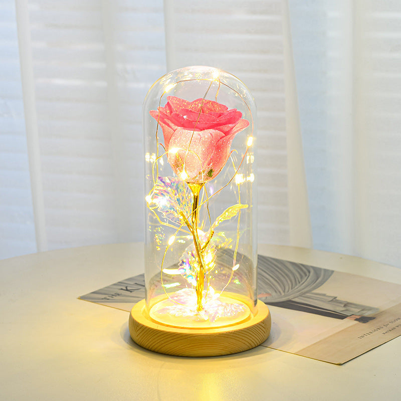 Eternal Rose LED Light in Glass – Romantic Gift for Her | Zanlo UK