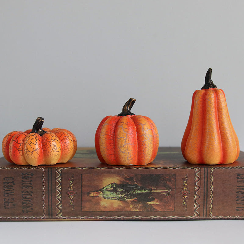 Halloween LED Pumpkin Lantern – Resin Candle Lamp Decoration | Zanlo UK